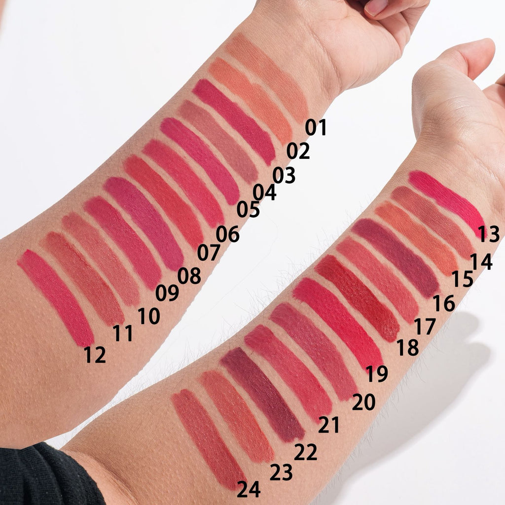 Miss Rose Matte Lip Gloss 12pcs Set