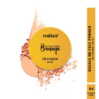 Maliao Banana 2in1 Oil-Control SPF25 HD Face Powder Compact - Matte Finish
