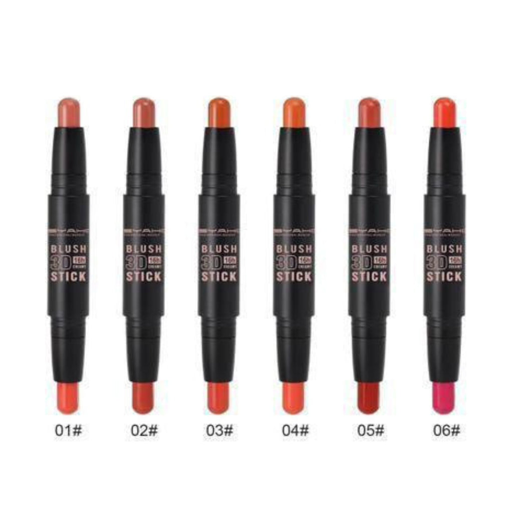 MSYAHO 2in1 3D Blush Stick Pack of 6