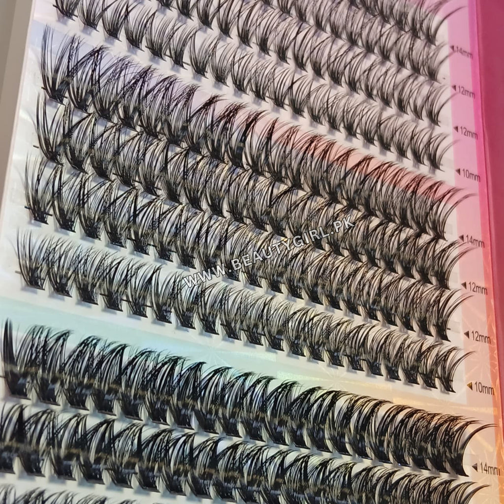ANJIEER Rainbow Edition 3D Volume Flare Lash Extension Set (DIY30D/40D/50D)