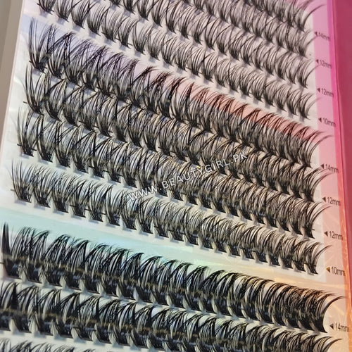 ANJIEER Rainbow Edition 3D Volume Flare Lash Extension Set (DIY30D/40D/50D)