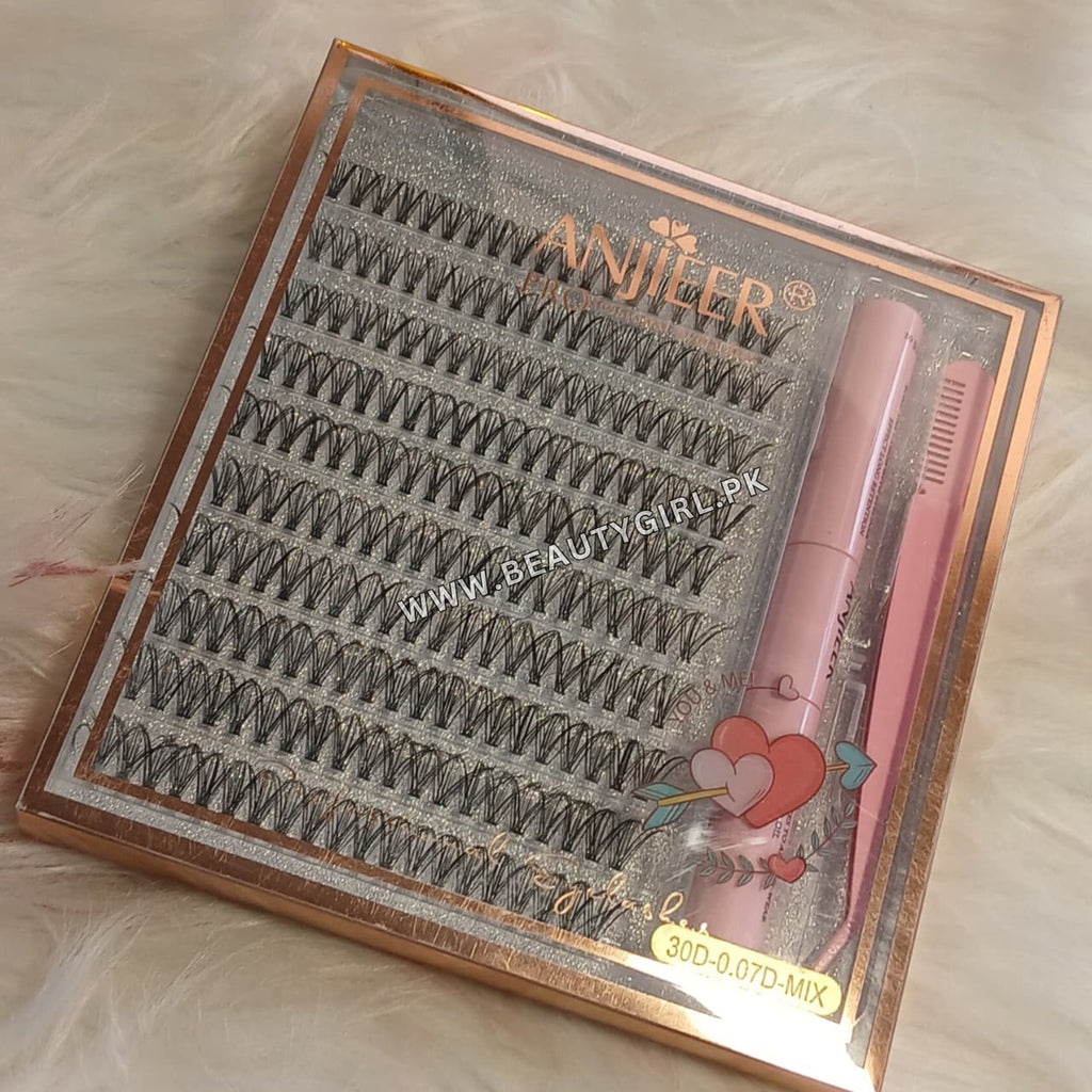 ANJIEER Luxury Pro 3D Volume Lash Extension Kit with Applicator Tool (30D)