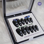 Romantic Myth Classic Elegance Press-On Nail Kit Cat's Eye Nails Pack of 3
