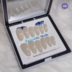 Romantic Myth Classic Elegance Press-On Nail Kit Cat's Eye Nails Pack of 3
