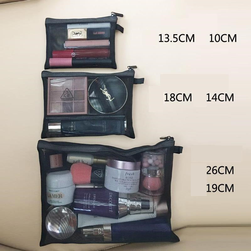 Multipurpose 3pcs Cosmetic Pouch Organizer 21665