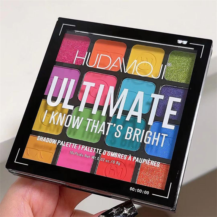 Hudamoji Ultimate I Know That's Bright 16 Color Eyeshadow Palette