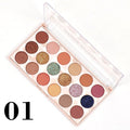 Miss Rose 18 Color Eyeshadow & 6 Color Glitter Palette