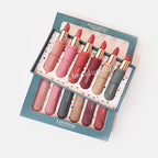 Miss Rose 6 Color Velvet Matte Lipstick  - Set Of 6pcs