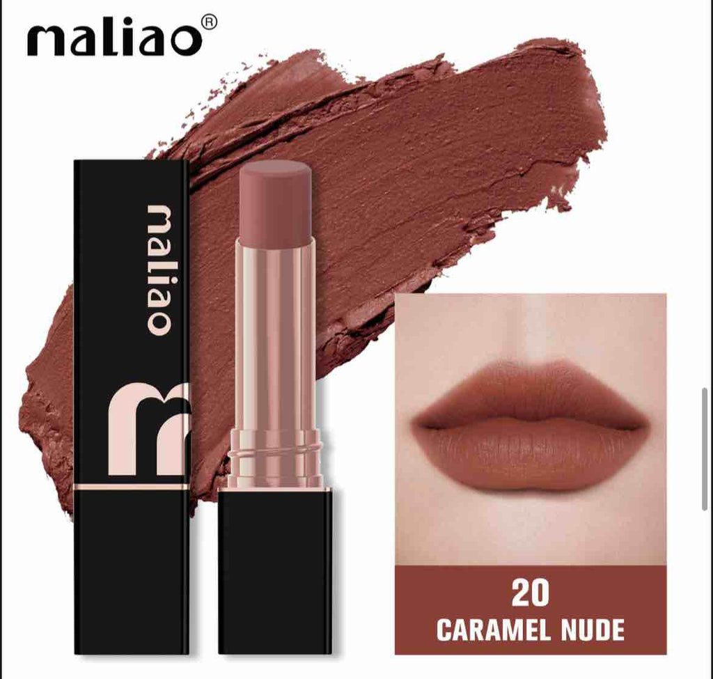 Maliao Super Non Transfer Lipstick Long Lasting Matte Finish Smudge-Proof Formula