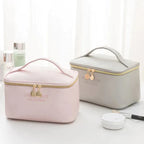 Set of 3Pcs PU Leather Makeup Travel Bag