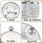 Luxury 360° Rotating Brush Holder Makeup Organizer with Dustproof Cover