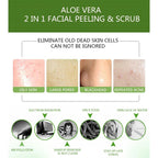 Dr Rashel Aloe Vera Oil Free 2 in 1 Facial Peeling & Scrub
