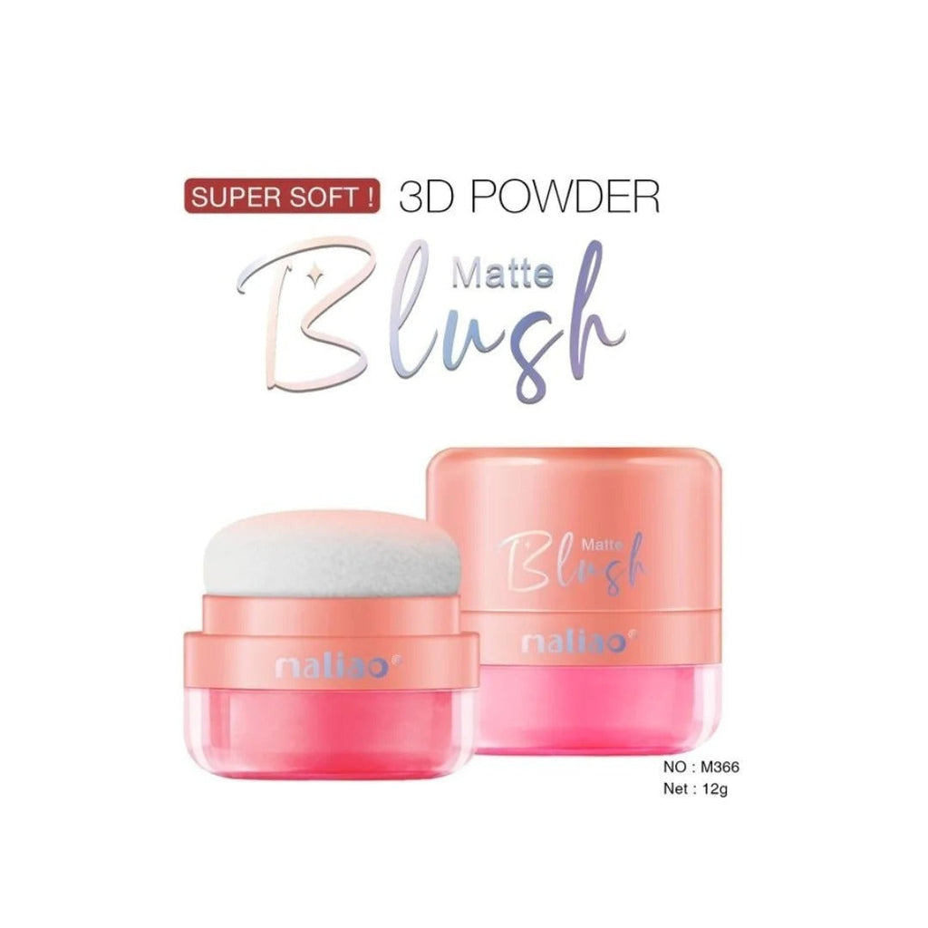 Maliao 3D Powder Matte Puff Blush