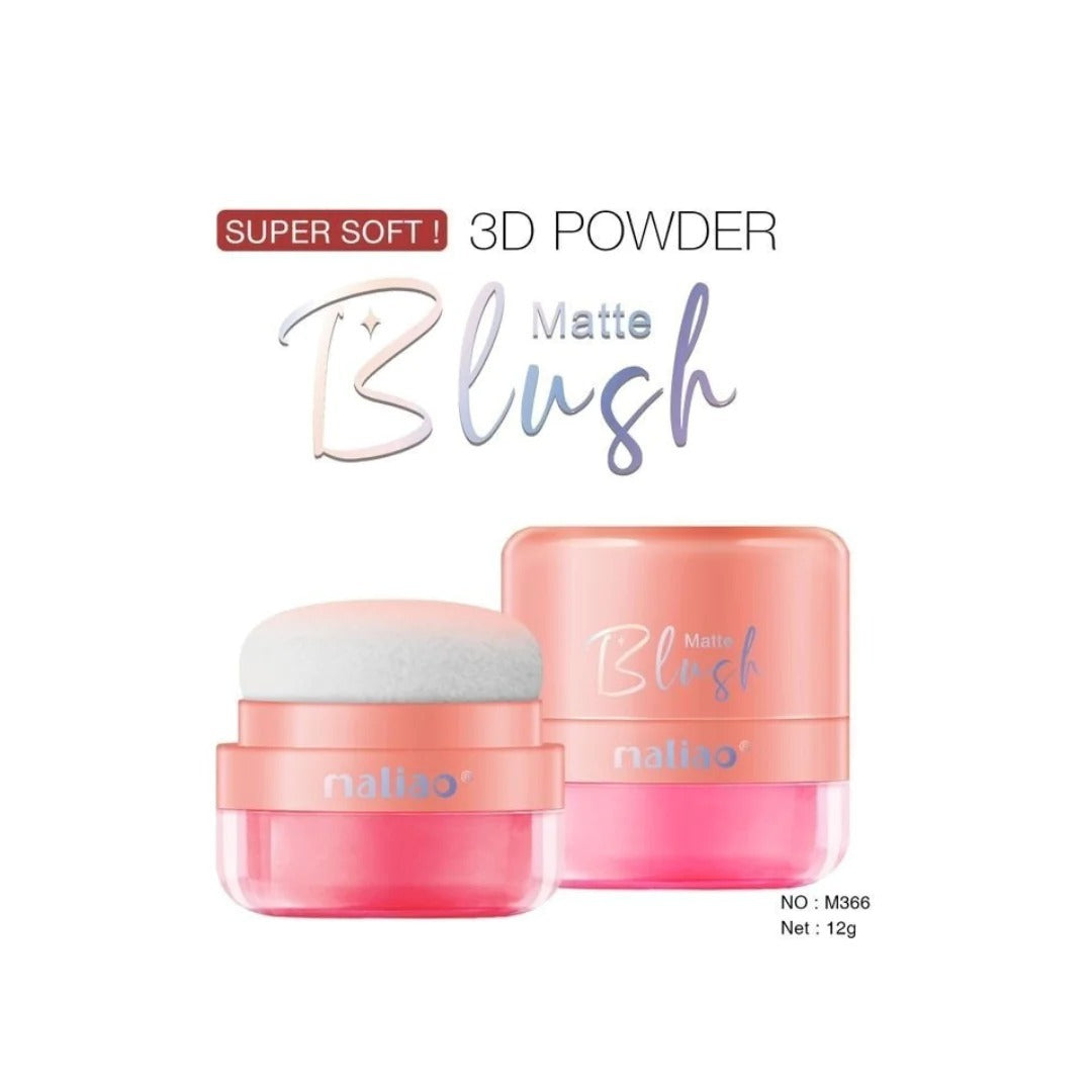 Maliao 3D Powder Matte Puff Blush