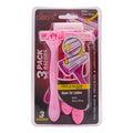 Chirss Tripple Blade Razors With Aloe Strip For Girls & Women Pack Of 3