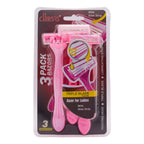 Chirss Tripple Blade Razors With Aloe Strip For Girls & Women Pack Of 3
