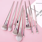 10PCS Professional Soft Fiber HairFoundation Contour Eye shadow&nbsp;Eyeliner Blush Kit