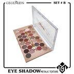 Gegemoon Metallic Texture Fix Eyes 30 Colors Eyeshadow Palette
