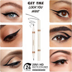 Maliao 2in1 HD Matte Eyeliner Precision Perfection in Every Stroke