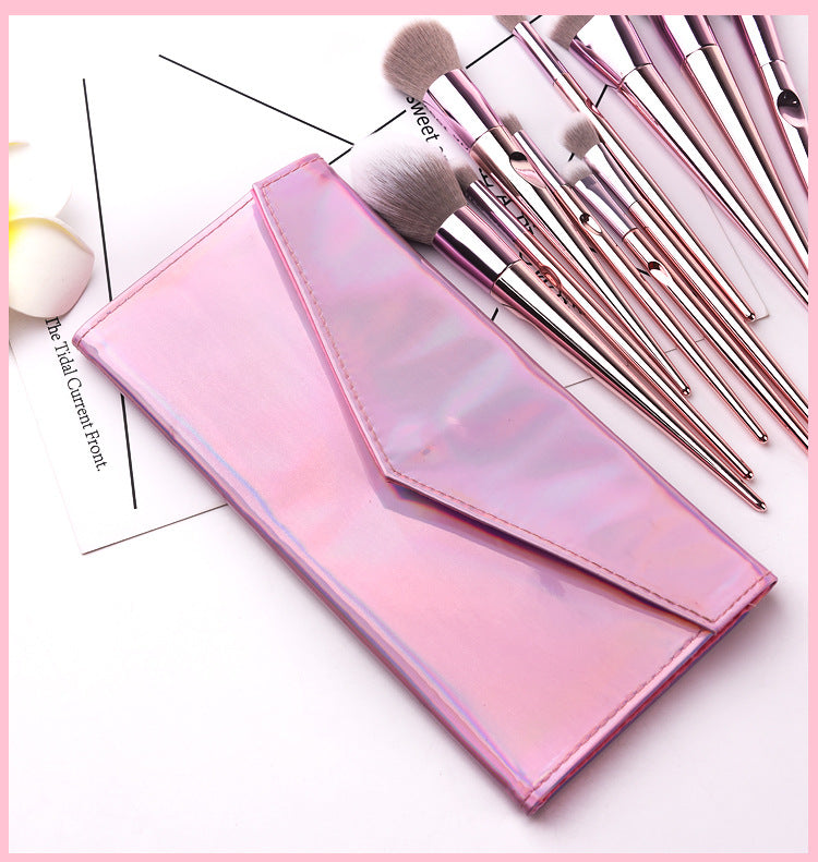 10PCS Professional Soft Fiber HairFoundation Contour Eye shadow&nbsp;Eyeliner Blush Kit