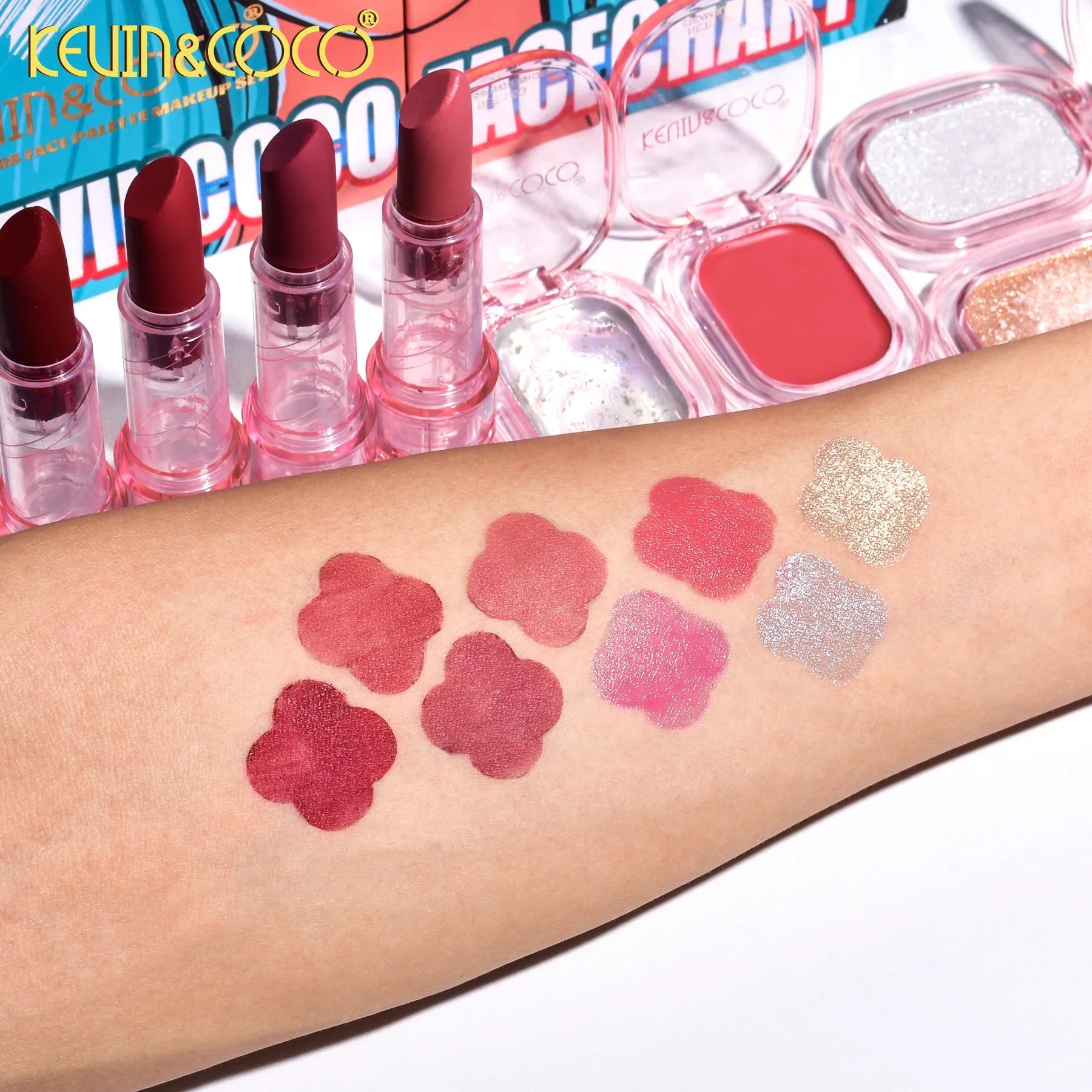 Kevin & Coco Face chart 36 Colors Face Palette Makeup Set