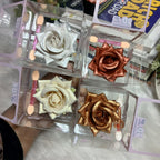Loleeta 3D Three-dimensional Rose Highlighter + Eye Shadow Powder Easy Coloring Highlight Powder Face Contour Makeup