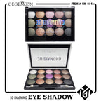 Gegemoon 3D Diamond 15 Color Eyeshadow Palette