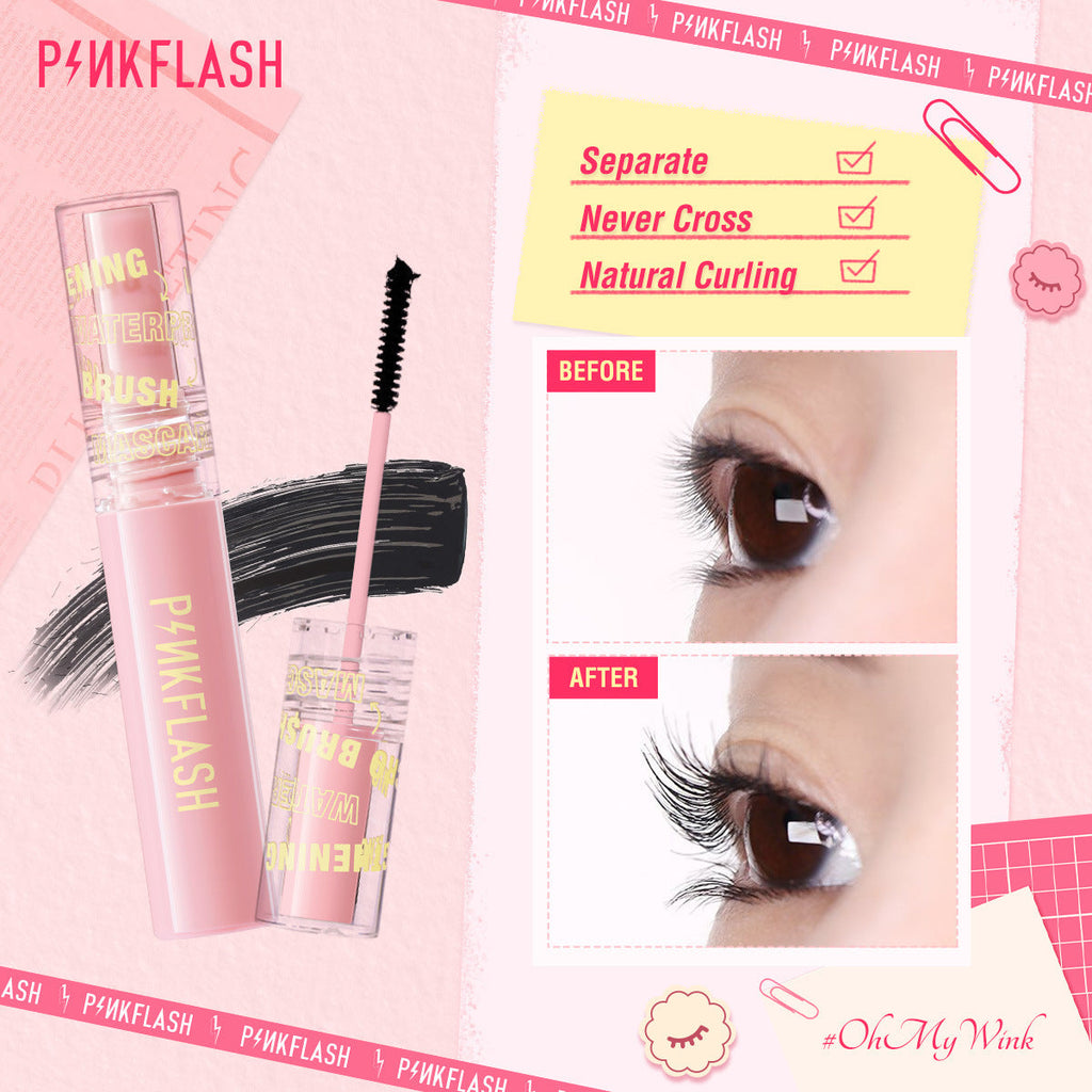 Pink Flash Super Micro Brush Rich Ultra Thin Fiber Mascara