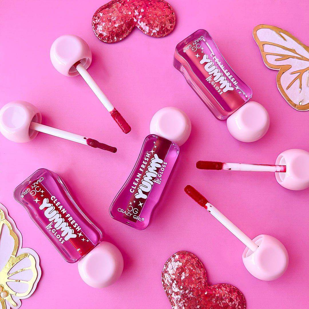 Crazy Girl CG Clean Fresh Yummy Lip Gloss 12Pcs Set
