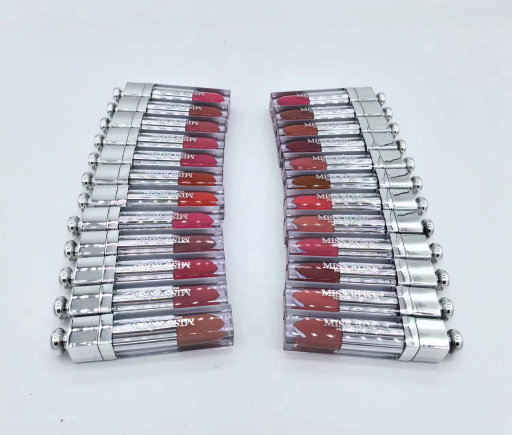 Miss Rose New Silver Angelic Matte Lip Glaze Lip Gloss Pack Of 6Pcs Set