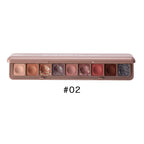 COLOR SIGN 9 Colors Glitter Eye Shadow Palette Shimmer Makeup High Pigment Eyeshadow