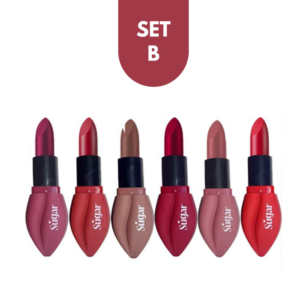 Sugar Matte Lipstick Collection – 24HR Long Lasting