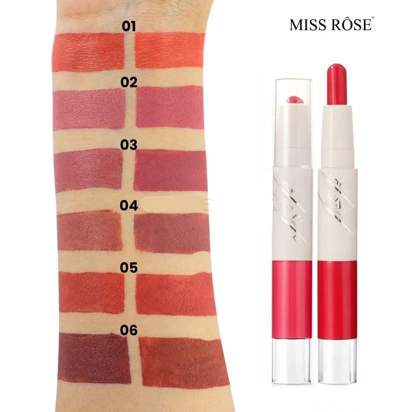 Miss Rose 2in1 Lipstick & Lipgloss