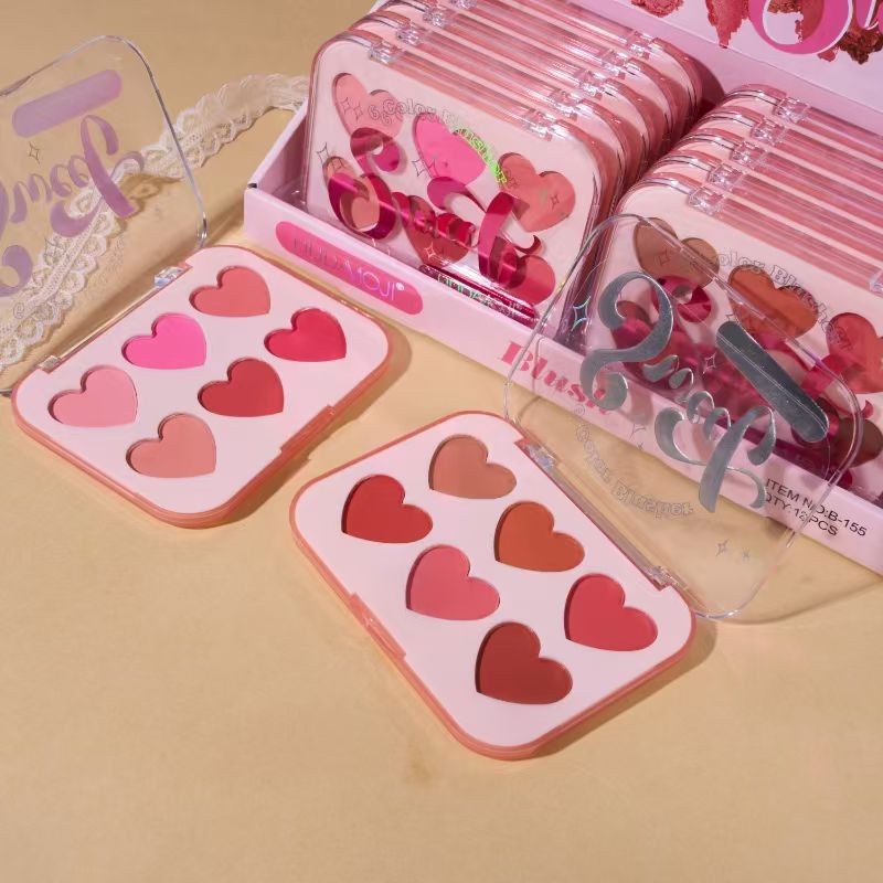 Hudamoji Heart Blusher Kit