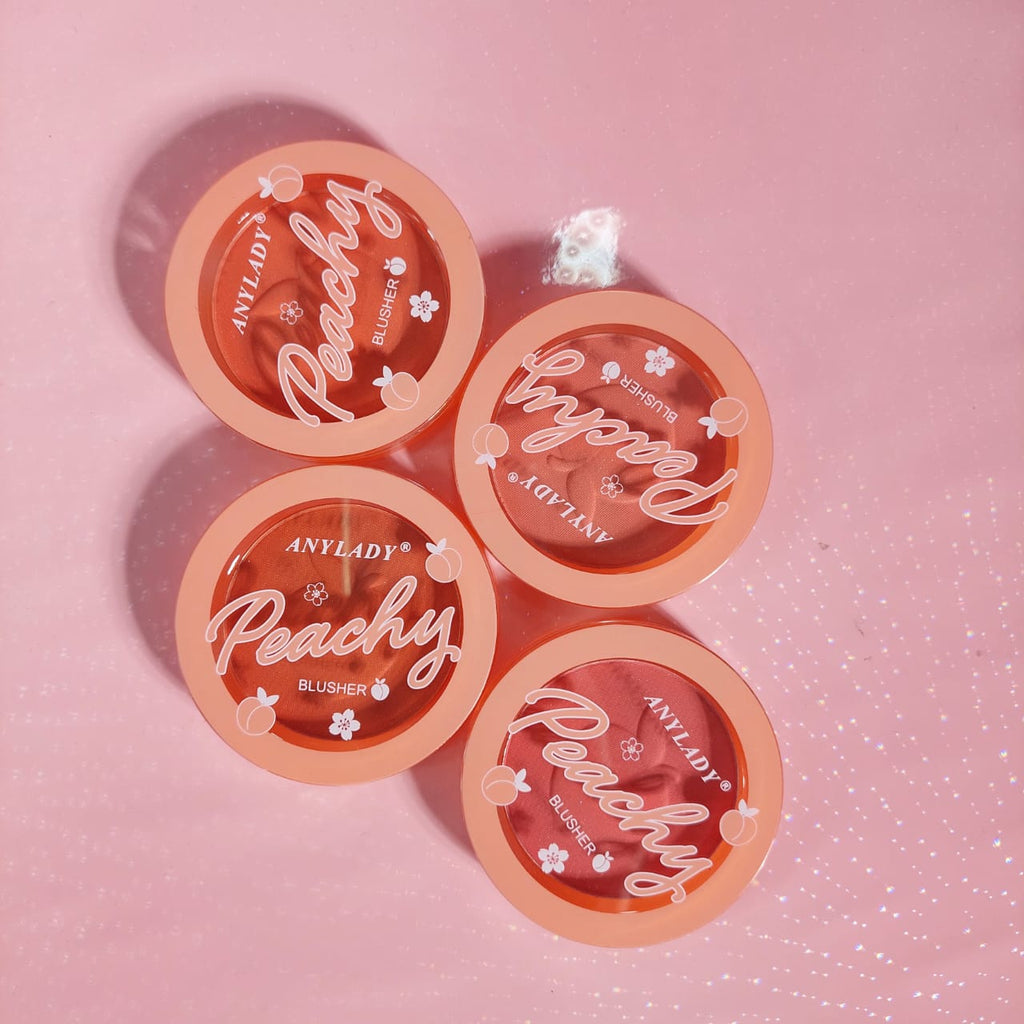 Any Lady Peachy Blusher 4 Colors 4Pcs Set