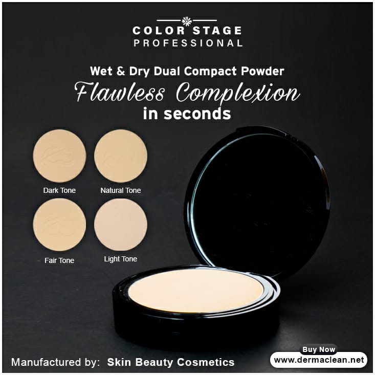 Color Stage Professional Wet And Dry Dual Compact Powder