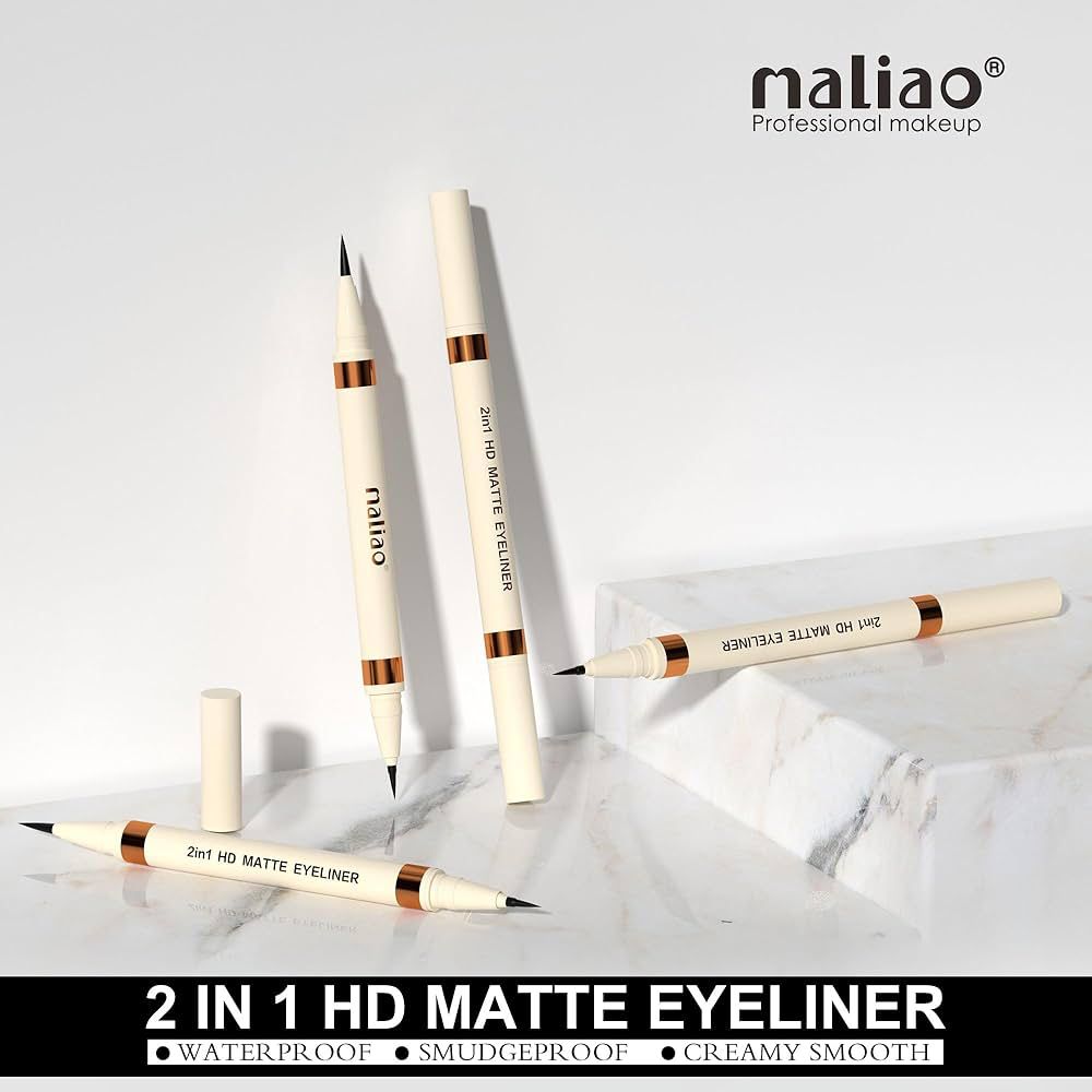 Maliao 2in1 HD Matte Eyeliner Precision Perfection in Every Stroke