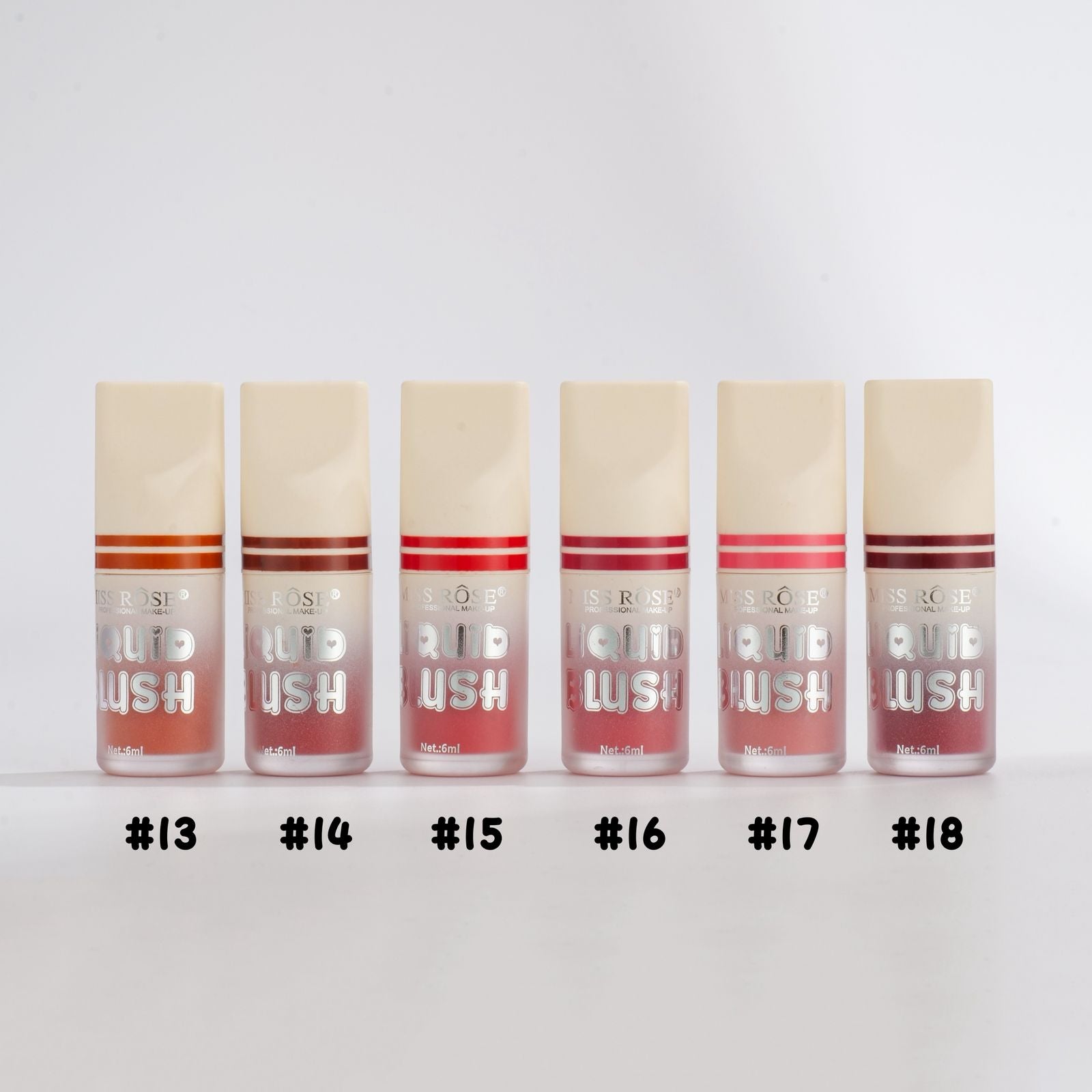 Miss Rose New Liquid Puff Blushes
