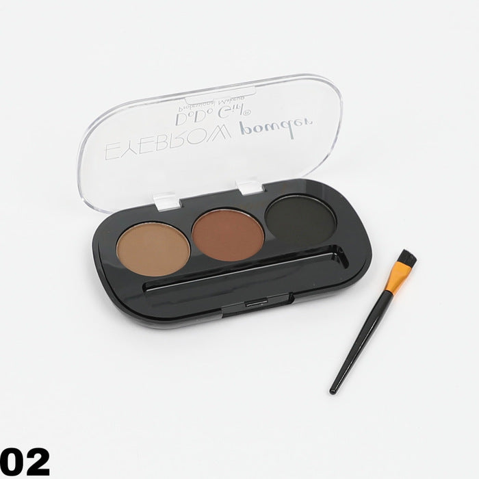 DoDo Girl 3in1 Eyebrow Powder With Brush