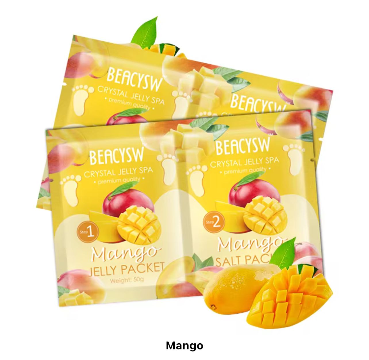 Powder Jelly Spa Pedicure Avry Pack of 2 Jelly Pedi Sea Salt Scrub Pedicure Foot Scrub