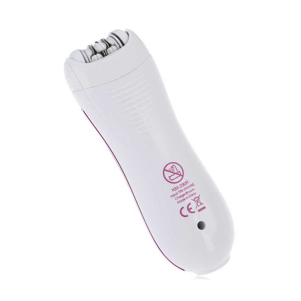 Kemei Rechargeable White Lady Epilator Shaver (Km-290R)