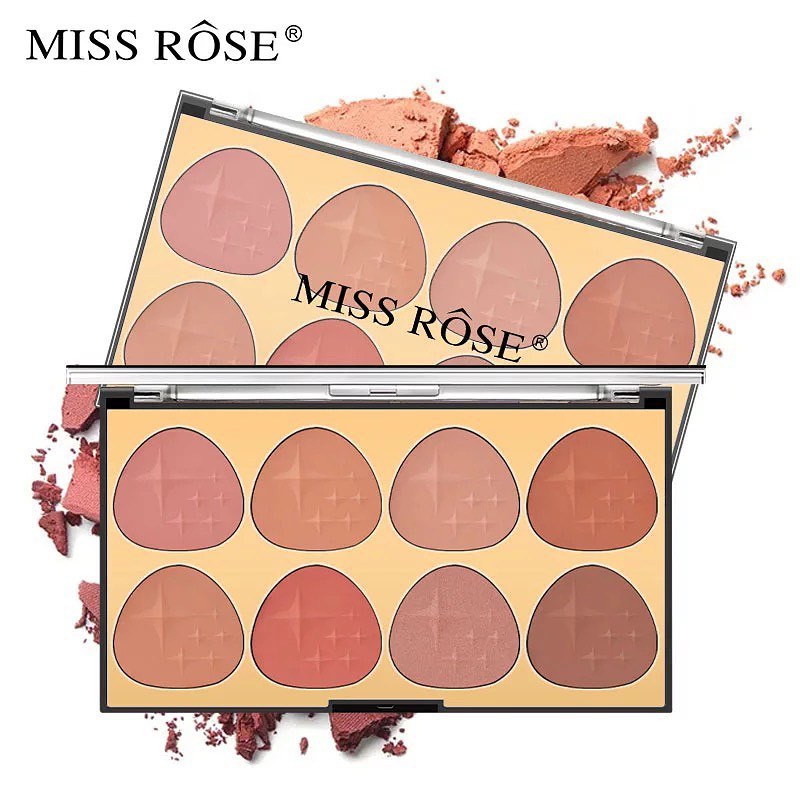 Miss Rose 3D Blush 8 Color Palette
