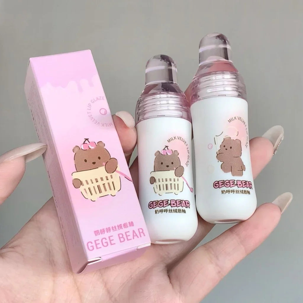 Gege Bear Milk Velvet Lip Gloss Pack of 6