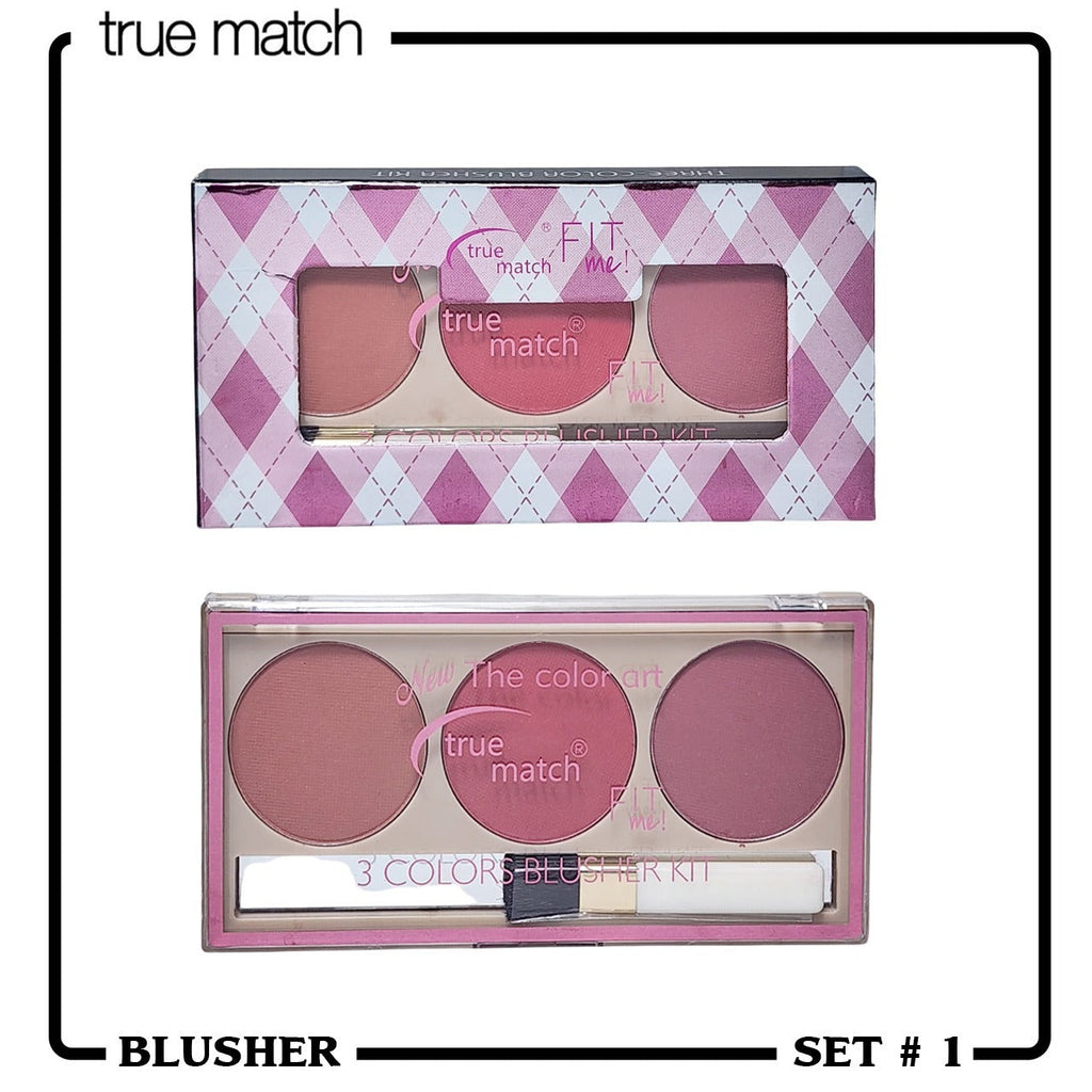 True Match Fit Me 3 Color Blush
