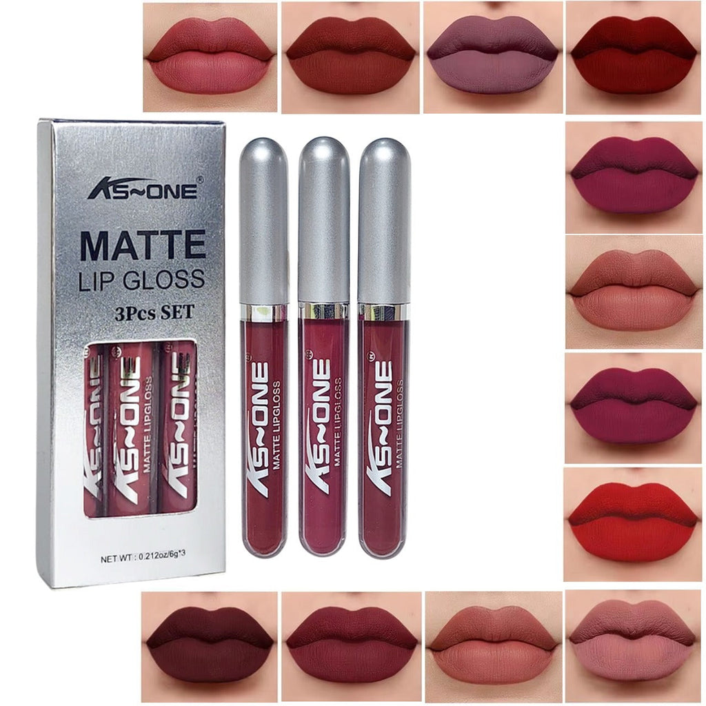 KS-One Matte Lipgloss 3Pcs Set