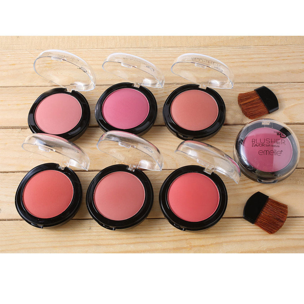 Emelie Favor Soft Texture Blusher Favor Soft Pack of 5 Available