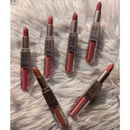 3Q Beauty 2in1 Shiny Lipstick & Shiny Lip Gloss Pack Of 6