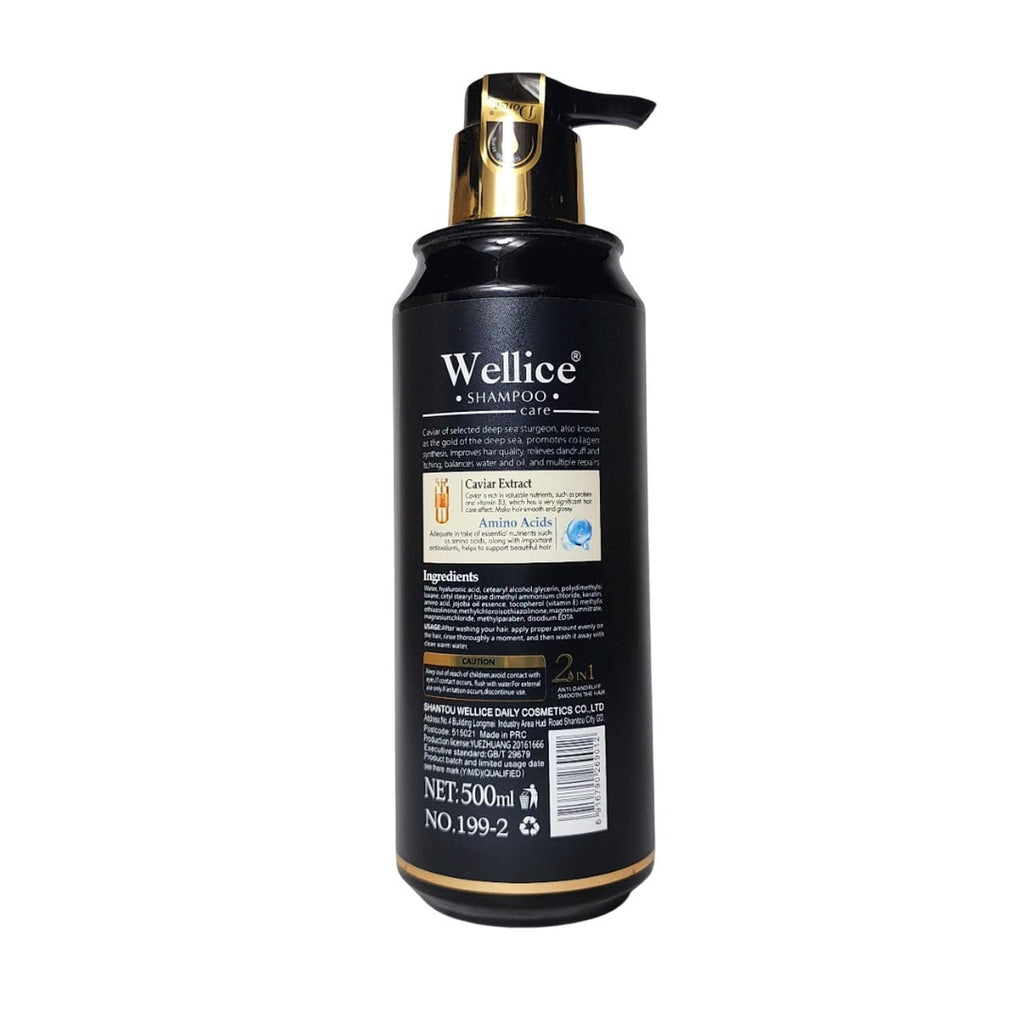 Wellice Caviar Keratin & Amino Acids 2in1 Shampoo