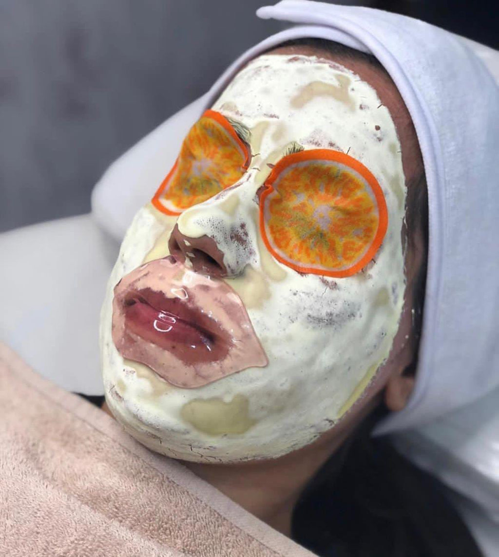 BIOAQUA Orange Extract Vitamin C Essence Eye Mask