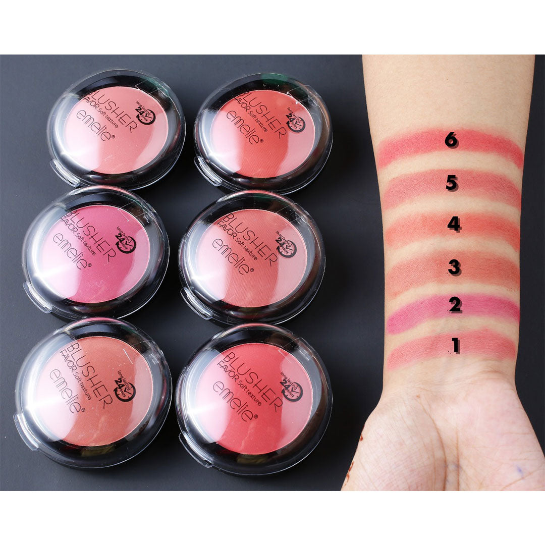 Emelie Favor Soft Texture Blusher Favor Soft Pack of 5 Available